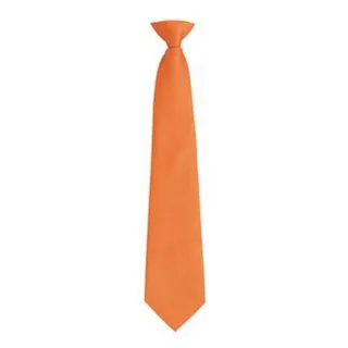 Premier Mens Fashion "Farben" Arbeit Clip auf Krawatte (Orange)
