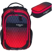 ELEPHANT Schulrucksack Hero Signature Schultasche (2 Teile Set), Rucksack + Mäppchen Box
