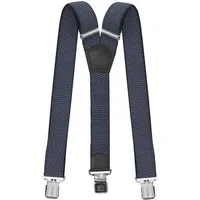 Fabio Farini Hosenträger 4cm Breites Y-Design verstellbar mit extra starken Clipverschluss, Hellblau