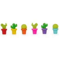Legami Becher Legami Set mit 6 Glasmarkern Fiesta! Cactus Kaktus