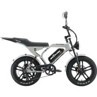 APE RYDER E-Bike Mountainbike 20 Zoll Fatbike 48V 15Ah Akku, bis 80 km, Shimano 7-Gang, hydraulisch, 7 Gang, Heckmotor, 720 Wh, (Packung)