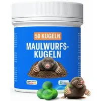 FUTUM Vergrämungsmittel 50er Maulwurf-Kugeln 50 Kugeln zur Maulwurfs Abwehr, 50-St., MADE IN GERMANY