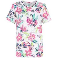 Hajo Blusenshirt Shirt 1/2 Arm Alloverprint