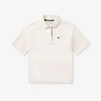 Lacoste Poloshirt Lacoste Kids Polo – Oversized, Creme