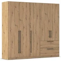 OTTO home Kleiderschrank Mehrzweckschrank Aktenschrank Möbel Mietswohnung Schlafzimmer AVOLA (3 verschiedene Ausstattungen BASIC/CLASSIC/PREMIUM (inkl. SOFT-CLOSE) mit hochwertigen Stangengriffen aus Metall in Schwarz MADE IN GERMANY