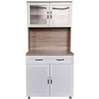 HTI-Line Hochschrank Küchenbuffet Blanca (Stück, 1-St., 1x Schrank Blanca, ohne Dekoration) Küchenschrank Hochschrank