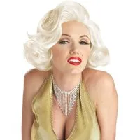 California Costumes Kostüm Marilyn Monroe Perücke Lizenzartikel blond