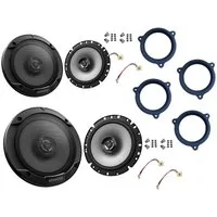 DSX Kenwood Lautsprecher für Dacia Sandero Stepway SD Tür vorn hinten 600W Auto-Lautsprecher (60 W)