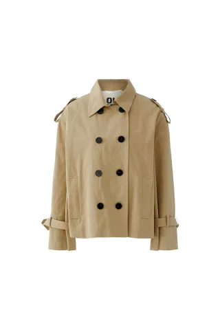 Oui - Jacke brown sugar - Gr. - 34