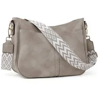TAN.TOMI Umhängetasche Handtasche Damen mittelgroß Schultertasche Crossbody Bag, Damenhandtasche Mehrere Fächertaschen