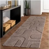 Carpettex Designteppich Unicolor - Einfarbig, Rechteckig, Höhe: 12 mm, Kurzflorteppich Skandinavische Design Anti-Rutsch Rückseite Waschbar