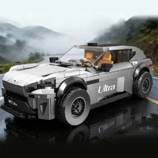 TUOMU JD140 Yu7 MOC Sports Car Racing Vehicle Model Ultra Supercar Building Blocks Assembly Kit Bricks Set Creative Toys