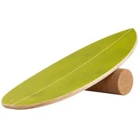 COSTWAY Balanceboard, Mit Korkrolle & Aufbewahrungsständer zum Trainieren