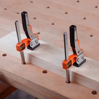 PonyJorgensen Quick Ratcheting MFT Bench Dog Clamp Track Saw Guide Rail Clamp 181kg Clamping Force for Makita Protool Me