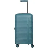 travelite Hartschalen-Trolley ROOMER Trunk Reisekoffer Hartschale, 4 Rollen, TSA-Schloss – robustes Reisegepäck im Trunk-Design