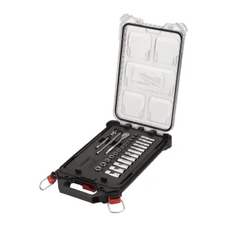 Milwaukee - 1/4 RATSCHEN-STECKSCHL.SATZ PACK 28 PC" - 4932478812