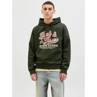 Jack & Jones Kapuzensweatshirt JJELOGO SWEAT HOOD 2 COL 25/26 NOOS mit stylischem Print