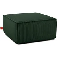 KONSIMO® Sitzhocker NAPI XXL Polsterhocker, Quadratisch 83x83 cm, hergestellt in der EU, mit Wellfedern in der Sitzfläche, Passend zur Serie, Hoher Sitzkomfort