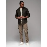 OMBRE Cargohose Herren Cargohose STRAIGHT LEG mit Reißverschlusstaschen