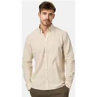 Indicode Langarmhemd Herren INTheon Herrenhemd Langarm mit Button-Down-Kragen, einfarbig