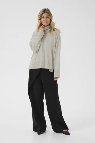 Strickpullover CRAnva Regular fit light grey