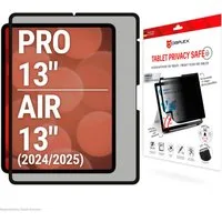 Displex Displayschutzfolie Tablet Privacy Safe für Apple iPad Air 13'' (2024/2025), Apple iPad Pro 13'', Blickschutzfolie, Schutzfolie, Bildschirmschutz, kratz- & stoßfest