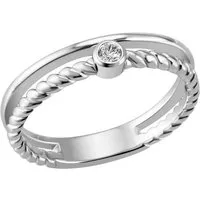 Firetti Fingerring Schmuck Geschenk Silber 925 Silberring Fancy Oval, mit Zirkonia (synth)