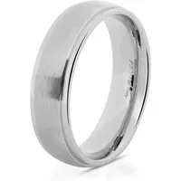 BUNGSA Fingerring 62 (19.7) Ring mit zwei Außenringen Silber aus Edelstahl Unisex (Ring, 1-tlg), Damen Herren