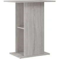vidaXL Aquariumunterschrank Aquariumständer Grau Sonoma 60,5x36x72,5 cm Holzwerkstoff