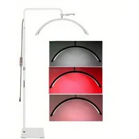 GARRYFIZH LED Stehlampe Andoer HD-M6XR 36W Half-moon Shaped Fill Light, LED fest integriert, Boden-LED-Videoleuchte 5600K Dimmbar