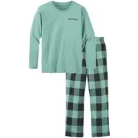 Buffalo Pyjama (Packung, 2 tlg., 1 Stück) Schlafanzug im coolen Karolook