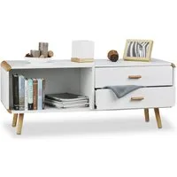 relaxdays Sideboard mit abgerundeten Ecken