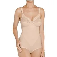 Triumph Miederbody Formfit BS X florale Spitze, runder Rückenausschnitt, tiefer V-Ausschnitt