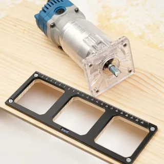 Aluminum Switch Socket Installation Template 86 Type Wall Outlet Mounting Guide for Woodworking No Electricity Needed Pr