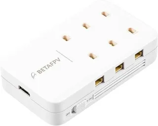 BETAFPV 6 Ports 1S Battery Charger 5-12V Input Type C 1A for 1S BT2.0 PH2.0 Lipo Battery