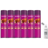 Goldwell Haarspray Goldwell Sprühgold Haarspray Set 6x 600 ml + gratis Strong Hairspray