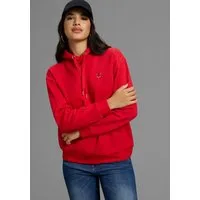 DELMAO Kapuzensweatshirt Weiche Baumwollmischung mit Kängurutasche & Kapuze