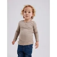Name It Langarmshirt NMMKAB LS TOP NOOS Im Henley-Stil - mit kurzer Knopfleise, normal geschnitten