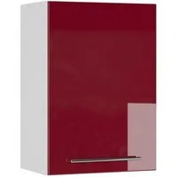 Vicco Hängeschrank Fame-Line, Bordeaux Hochglanz/Weiß, 50 cm (1-St)