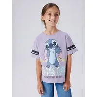 Name It T-Shirt NKFDYMI STITCH SS NREG TOP BOX NOOS WDI mit wunderschönem Glitzerdruck