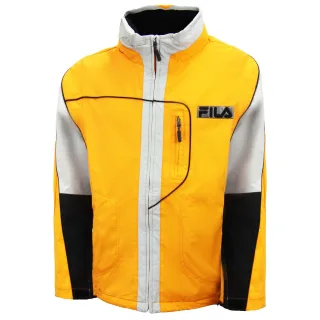 Fila Thermore isolierte Herrengrau/Gelb Schneejacke