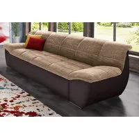 DOMO collection 3-Sitzer SPLASH Breite 232 cm, moderne Sitz- und Rückensteppung, komfortabel, flache Armlehnen zum Entspannen