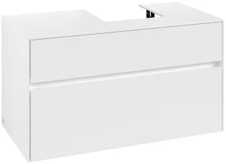 Villeroy & Boch Waschtischunterschrank Collaro C096B0 1000x548x500mm mit Beleuchtung White Matt C096B0MS