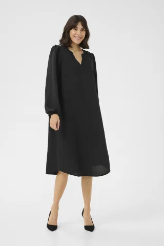 Langarm-Bluse Regular fit Black