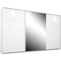 rauch Schwebetürenschrank Kleiderschrank Schrank Garderobe Schlafzimmerschrank Ankleide KEPAN (optional mit Beleuchtung, Breiten: 211-368 cm, Höhen 213/233 cm) inkl. Schubladeneinsatz und Passepartout MADE IN GERMANY