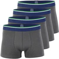 Clark Crown® Boxershorts (4-St) atmungsaktiv durch Bambusfaser