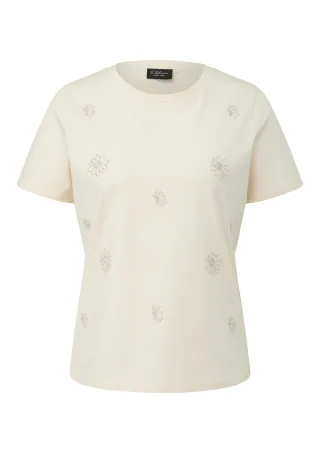 s.Oliver BLACK LABEL - T-Shirt creme - Gr. - 34
