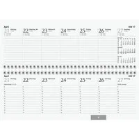 GLOCKEN Tischkalender, für 2027, 2 Seiten = 1 Woche