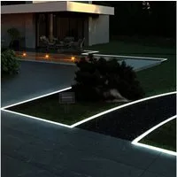 GLOBO LIGHTING LED Solarleuchte, LED-Leuchtmittel fest verbaut, Kaltweiß, Lichterkette Solar Solarlichterkette 180x LED mit Erdspieß