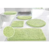 OTTO home Badematte Sanremo Standard, Badvorleger, Badezimmer Teppich, sehr weich, Höhe 30 mm, rutschhemmend beschichtet, schnell trocknend, fußbodenheizungsgeeignet, Polyester, rechteckig, Badteppich, unifarben, rechteckig, rund & als 3-tlg. Set erh